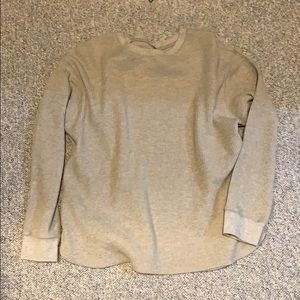 Long sleeved waffle t